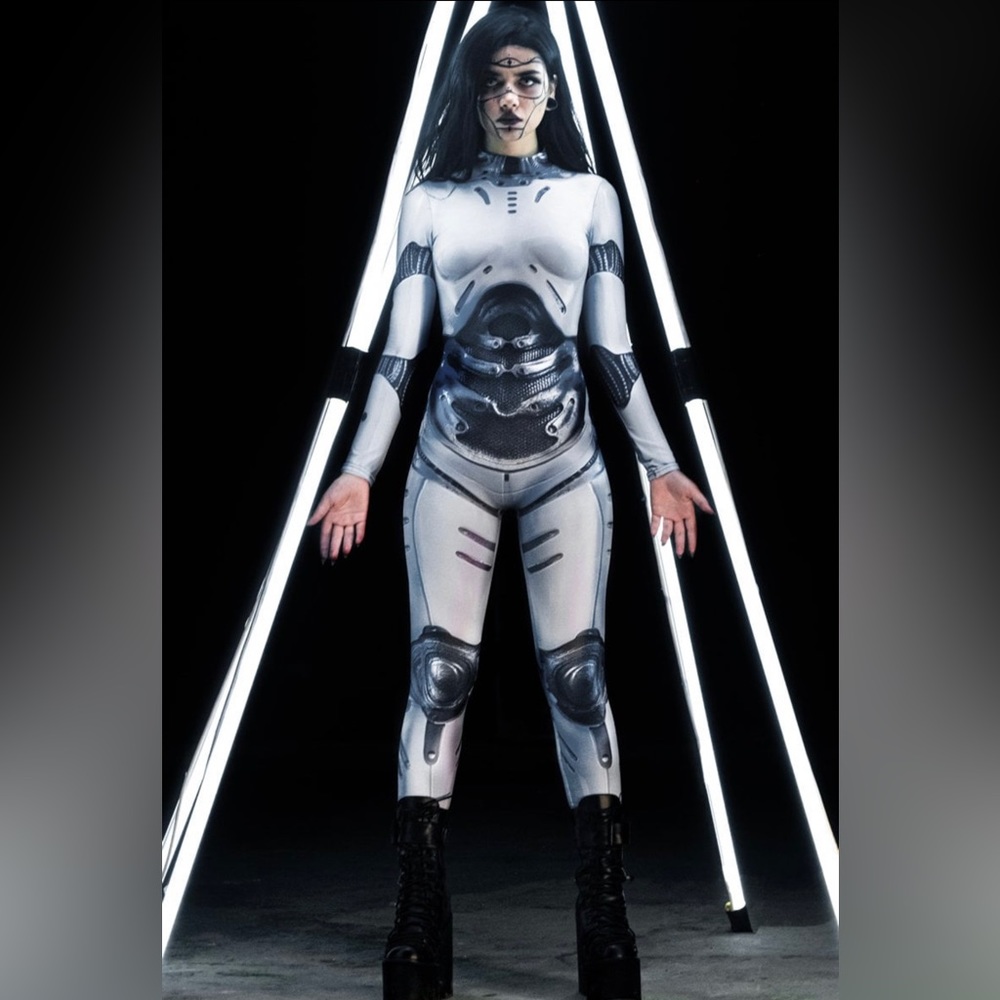 Cyber robot sci fi body suit ai - Devil Walking size M